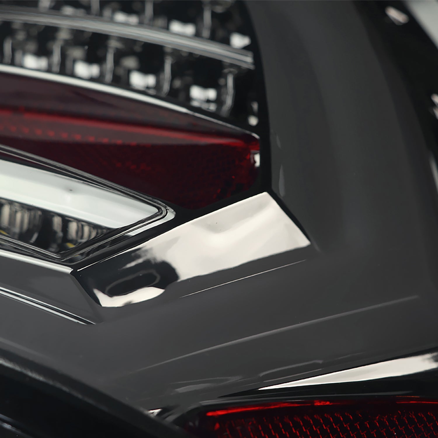 2010-2012 Ford Fusion LED Tail Lights Chrome Housing/Smoke Lens