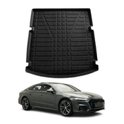 2019-2024 Audi A7 S7 RS7 Sportback (C8 TYP 4K8) Cargo Liner Trunk Mat All Weather Black