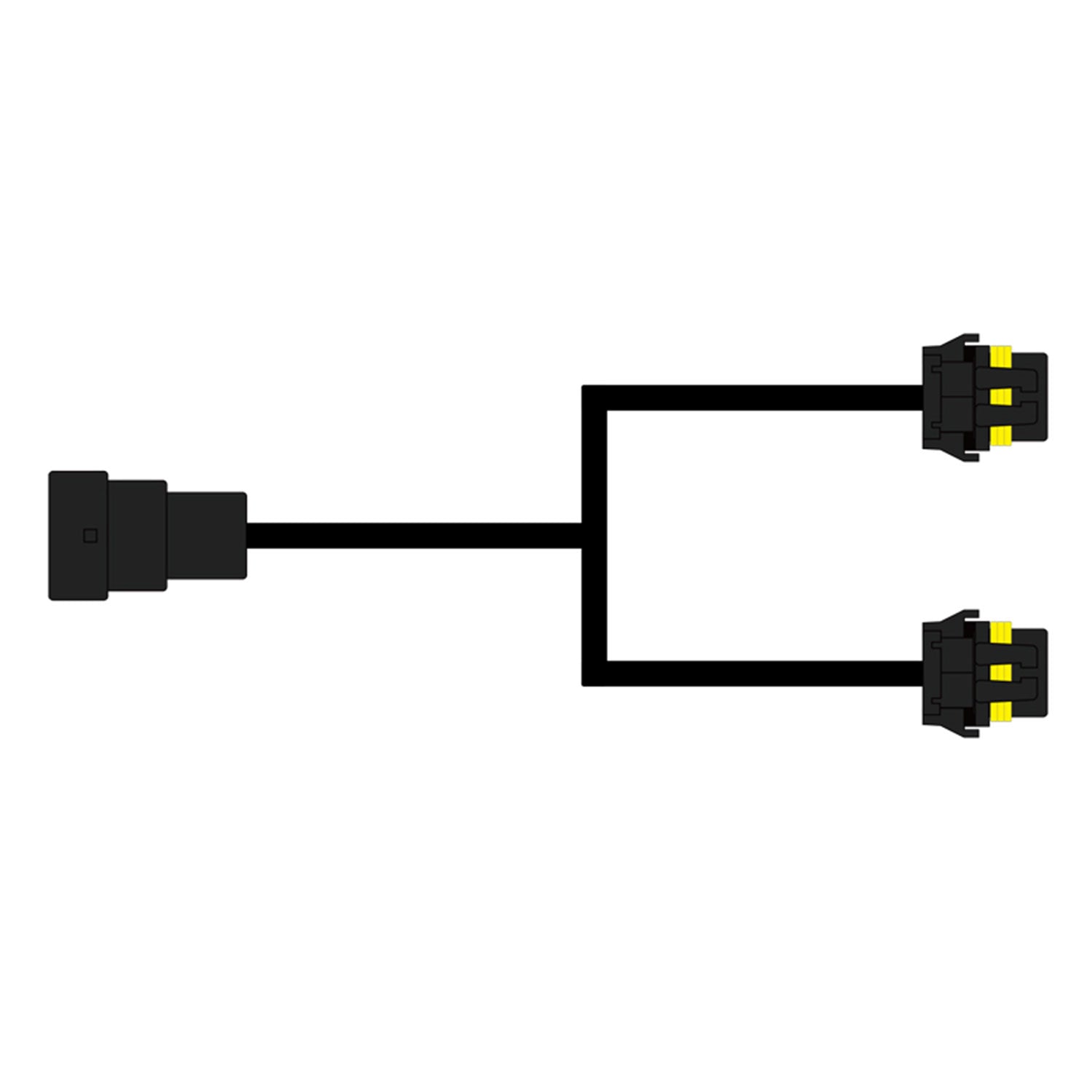 Universal 10' 12 Gauge Fog Lights Wiring Harness w/ 2 Connectors