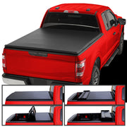 2015-2021 Ford F-150 Super Crew Cab 6'6" Bed Soft Quad-Fold Tonneau Cover