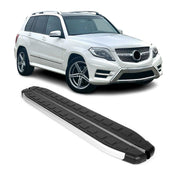 2009-2015 Mercedes GLK Class X204 Running Boards Side Steps Silver & Black