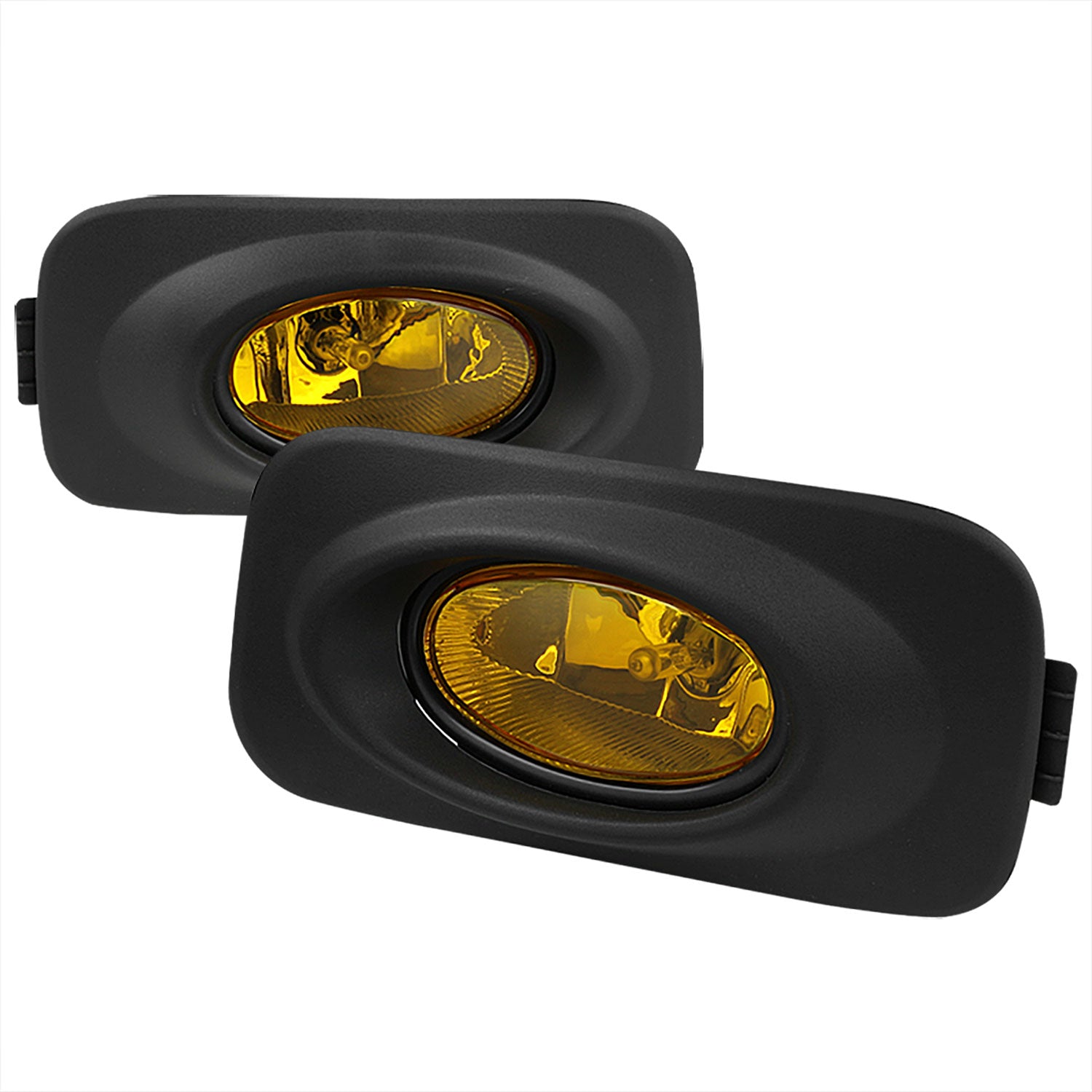 2004-2005 Acura TSX H11 Fog Lights Kit Chrome Housing/Yellow Lens