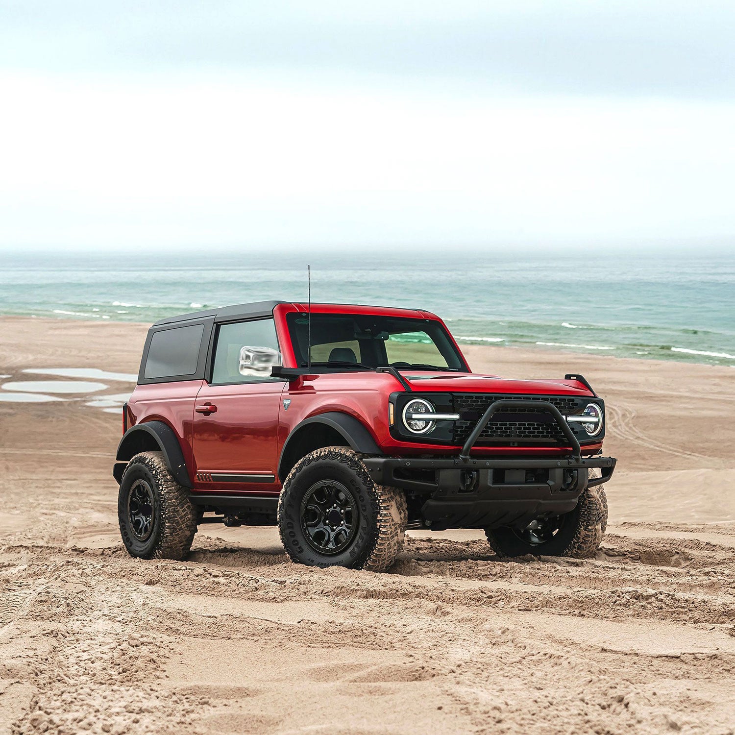 2021-2024 Ford Bronco Mirror Cover Caps Chrome 2Pcs ABS Plastic