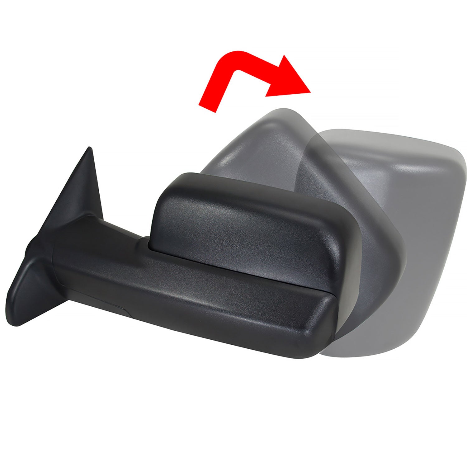 2009-2012 Dodge RAM 1500 Adjustable Heated & Manual Extendable Towing Mirrors