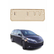 2011-2020 Toyota Sienna Behind 3rd Row Cargo Liner Trunk Mat All Weather Beige
