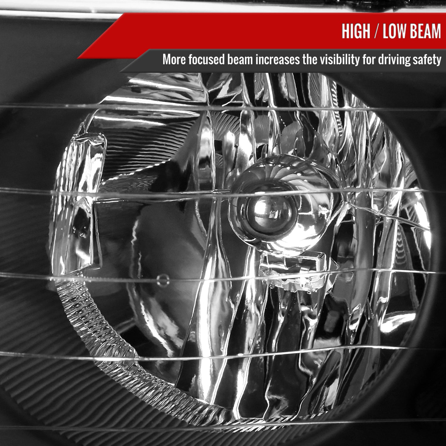 2002-2005 Dodge RAM 1500/ 2003-2005 RAM 2500 3500 Factory Headlights Matt Black