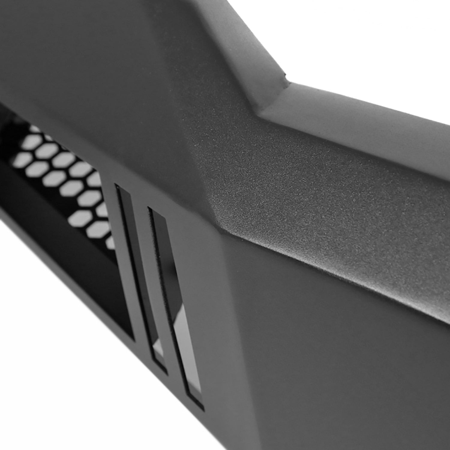 2018-2020 Ford F-150 Black Heavy Duty Steel Front Bumper & LED Light Ports