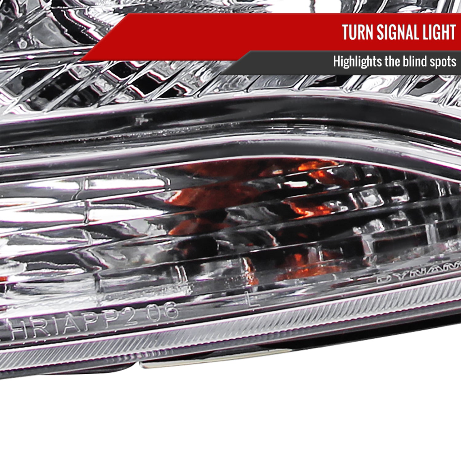 2013-2015 Chevy Malibu Projector Headlights w/ LED Light Strip Chrome/Clear