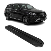 2012-2015 Mercedes ML Class W166 Running Boards Side Steps Black