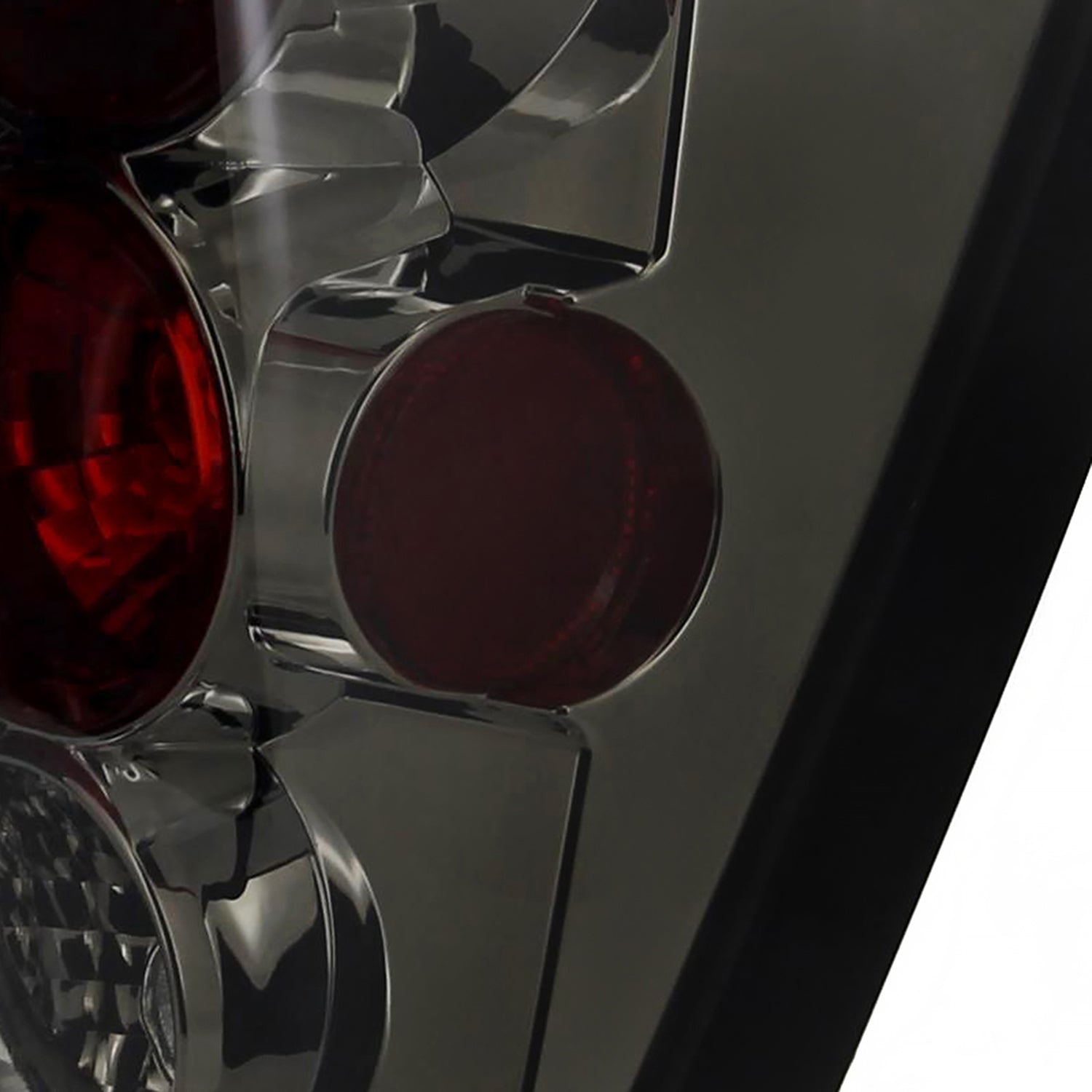 2005-2006 Jeep Grand Cherokee Tail Lights Chrome Housing/Smoke Lens