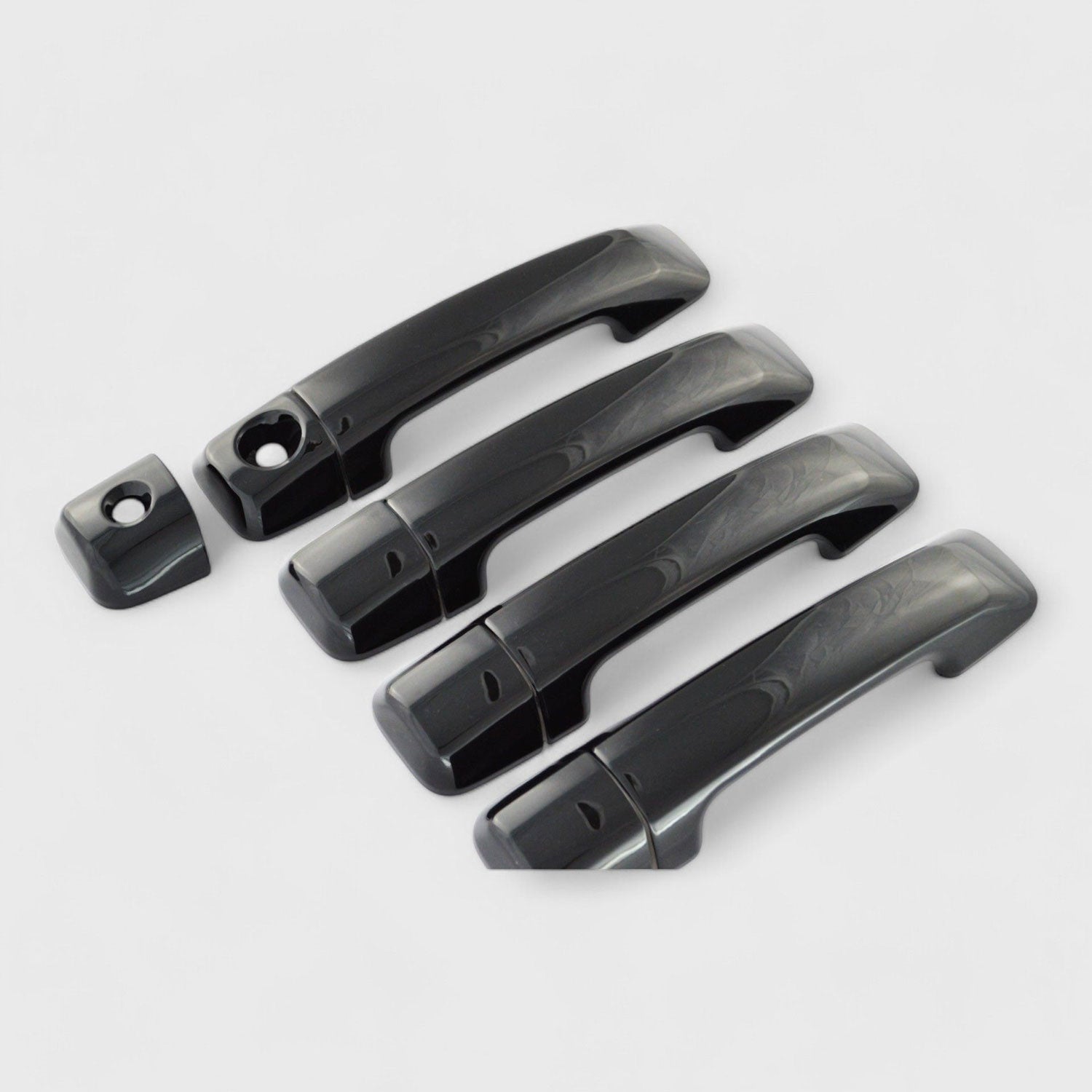 2007-2022 Toyota Tundra / Sequoia Door Handle Cover Gloss Black 9Pcs ABS Plastic