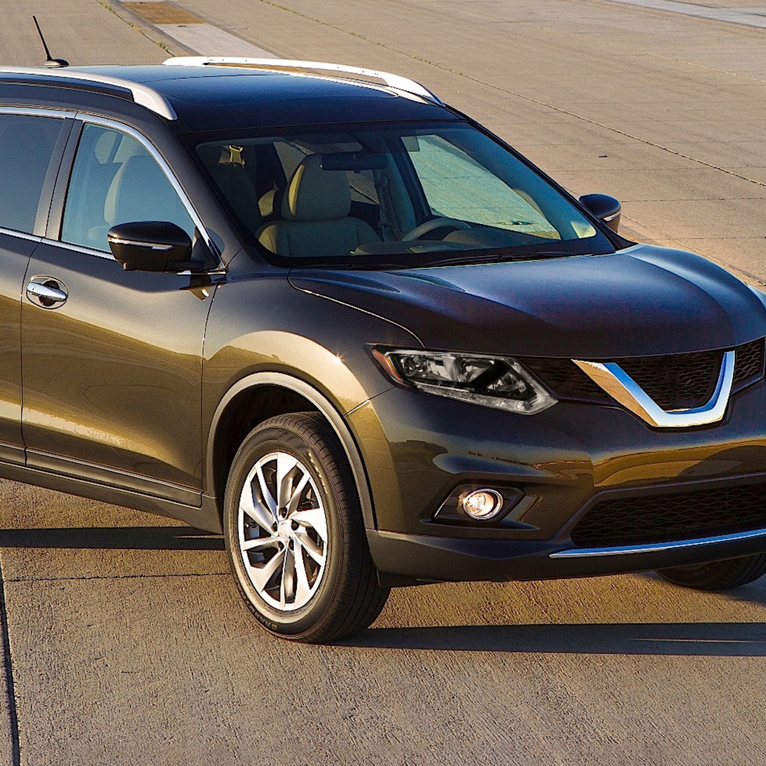 2014-2016 Nissan Rogue LED Strip Factory Passenger/Right Side Headlight Black