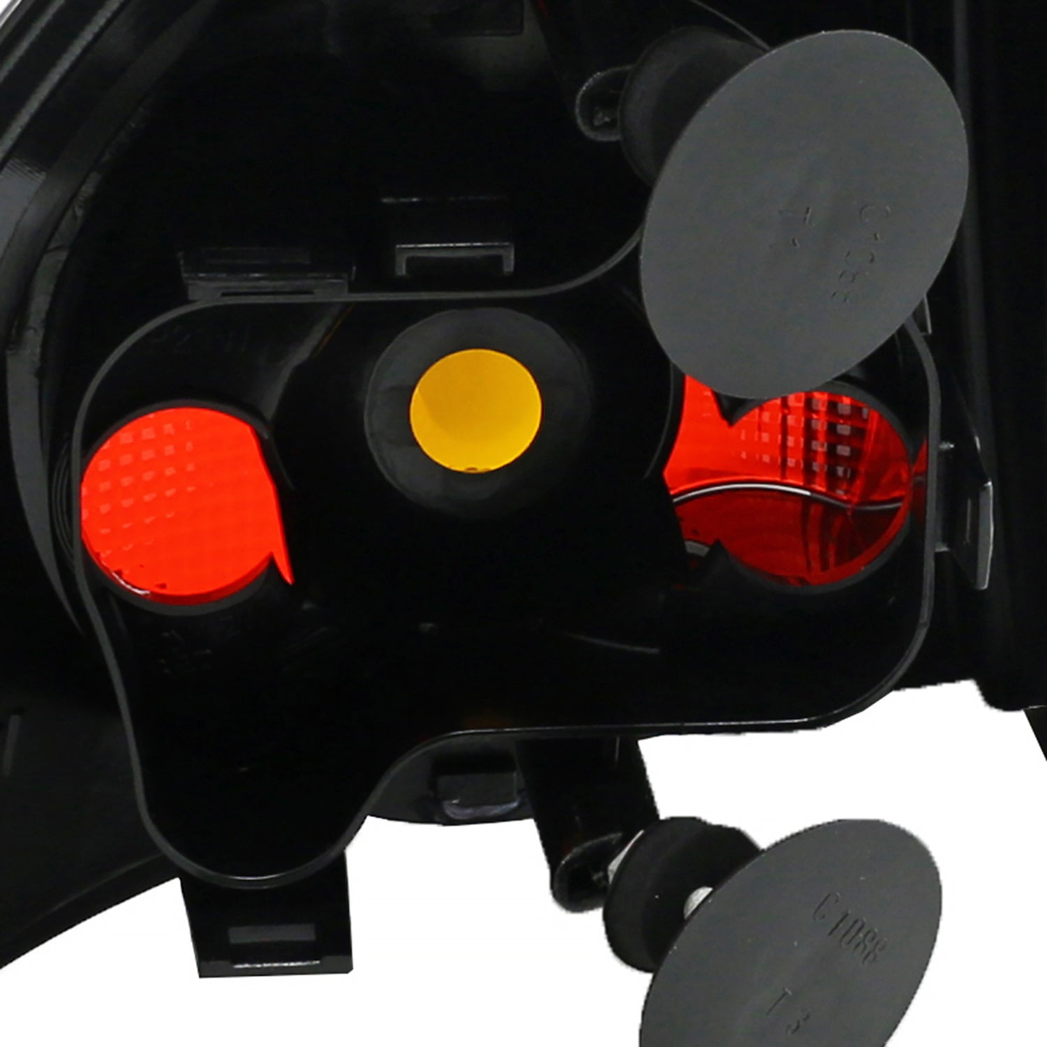 2006-2009 VW Golf GTI Mk5/Rabbit/R32 Tail Lights Matte Black/Clear Lens