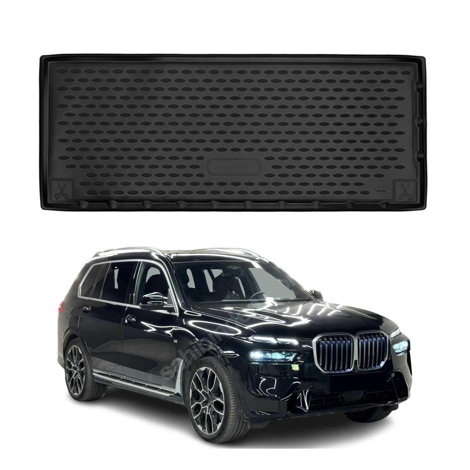 2019-2025 BMW X7 G07 Cargo Liner Trunk Mat All Weather Black