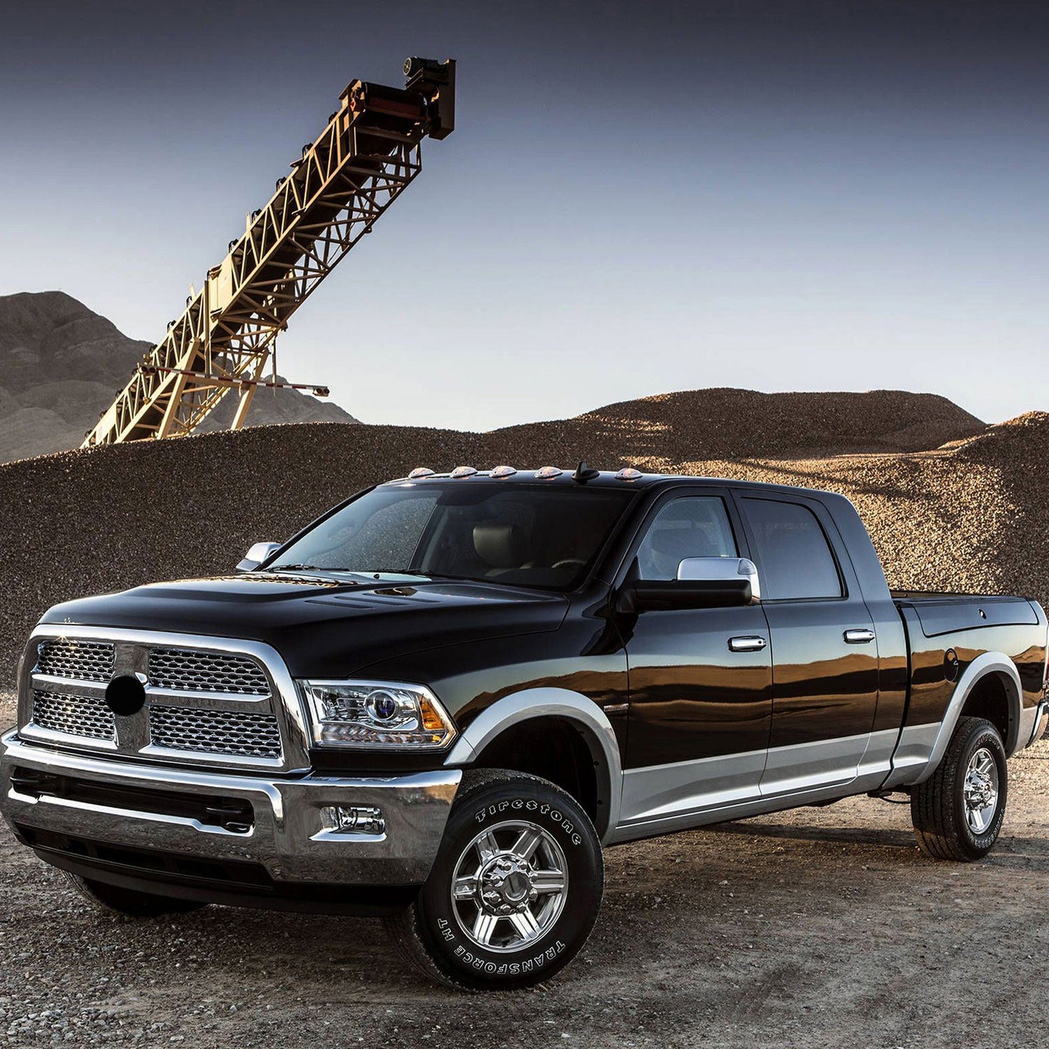 2013-2018 RAM RAM 1500/2500/3500 Door Handle Cover Chrome 10Pcs ABS Plastic