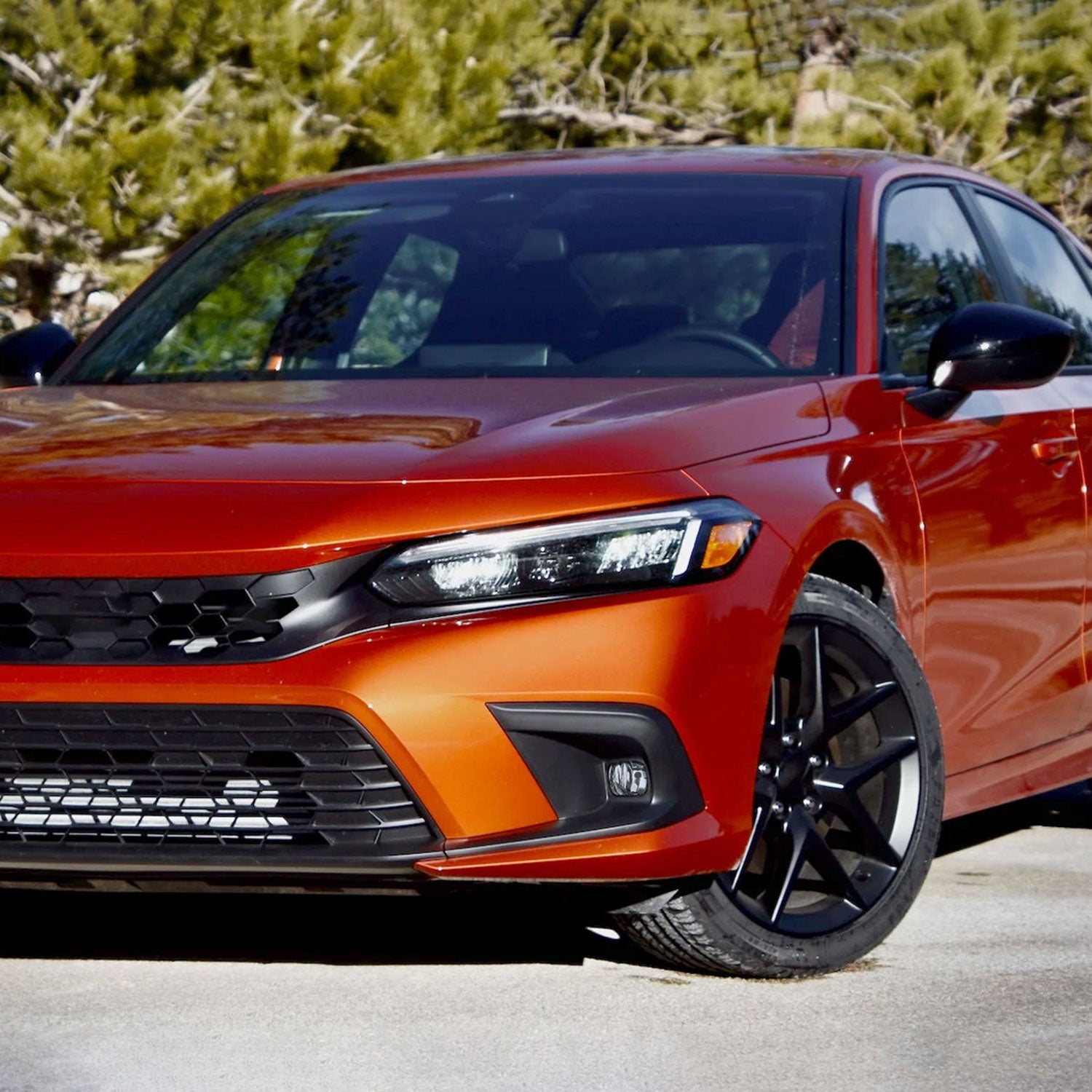 2022-2023 Honda Civic Sedan/Hatchback H8 Bumper Fog Lights Kit Chrome/Clear