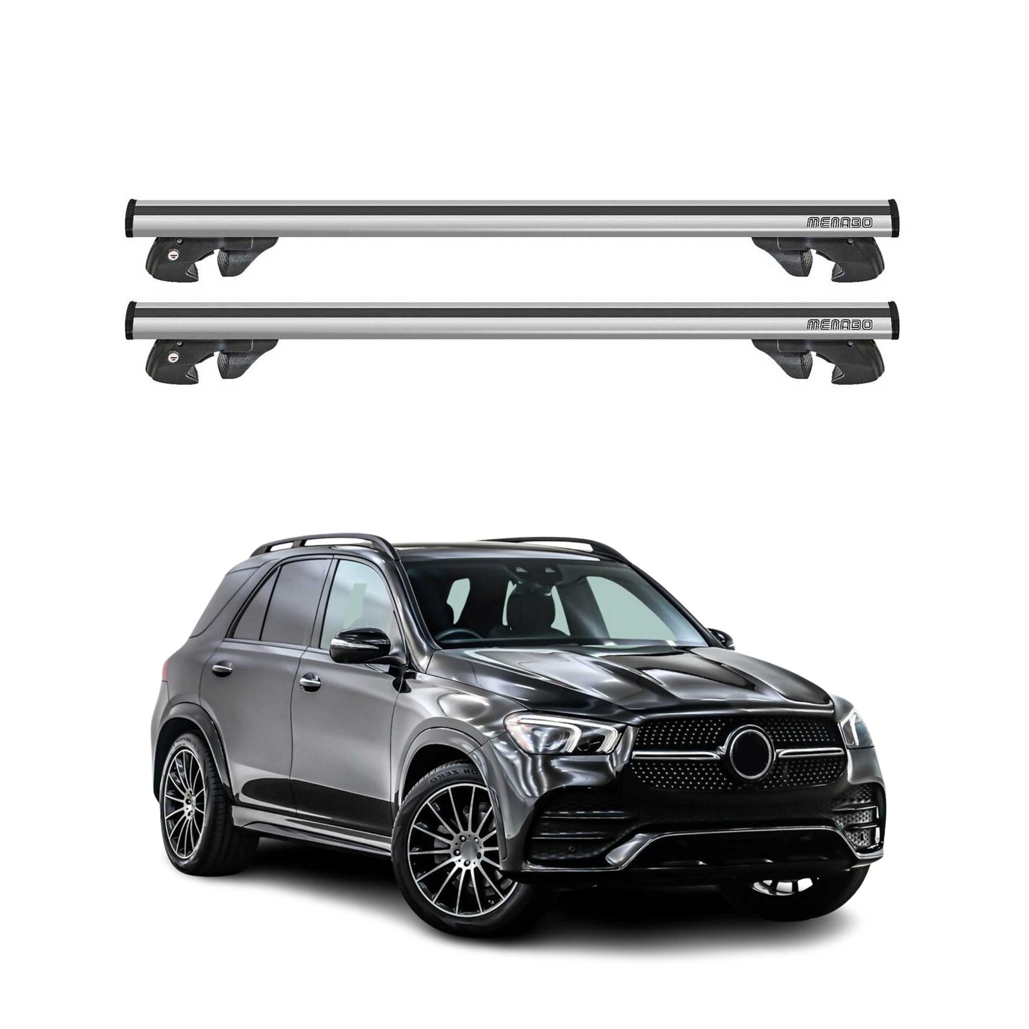 2020-2026 Mercedes GLE Class W167 Roof Rack Cross Bars Silver
