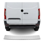 OMAC Rear Bumper Sill Cover for Ford Tourneo Custom I 2012-2023 Aluminium Silver