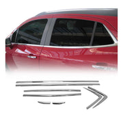 2013-2016 Buick Encore Window Molding Trim Streamer Stainless Steel Silver 8 Pcs