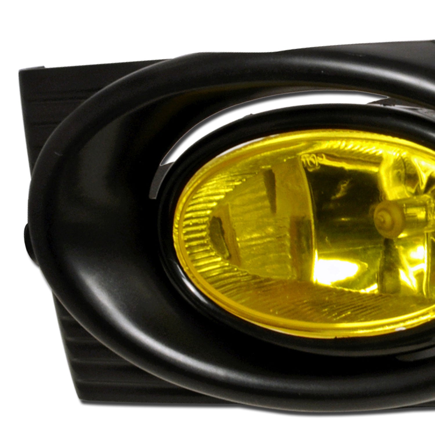 2001-2002 Honda Accord Sedan H11 Fog Lights Kit Chrome Housing/Yellow Lens