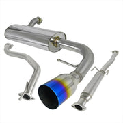 1988-1991 Honda Civic H/B DX Si Hatchback Steel N1 Catback Exhaust Burnt Tip