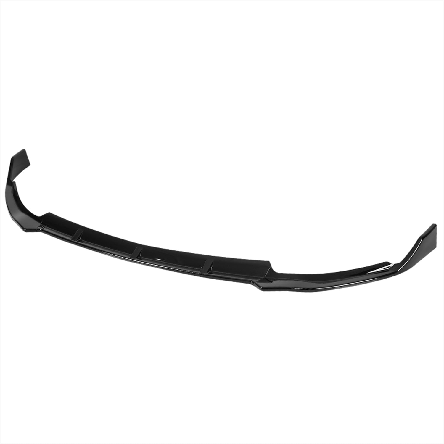 2019-2021 Mercedes Benz W205 C Class Glossy Black 3Pcs Bumper Lip Spoiler