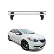 2014-2018 Kia Forte Sedan Roof Rack Cross Bars Silver