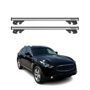 2003-2012 Infiniti FX35 Roof Rack Cross Bars Silver