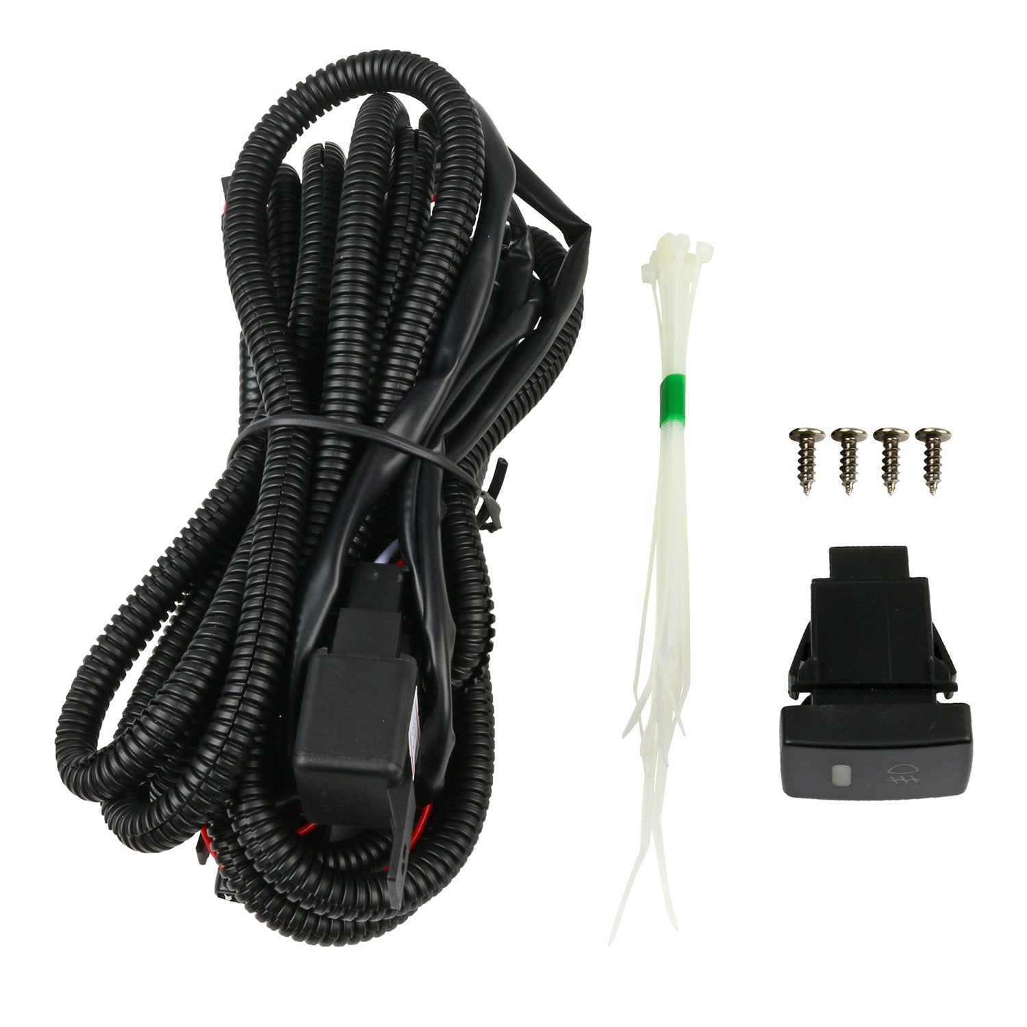 2012-2015 Honda Pilot 2500K H8 Fog Lights Kit Chrome Housing/Clear Lens0