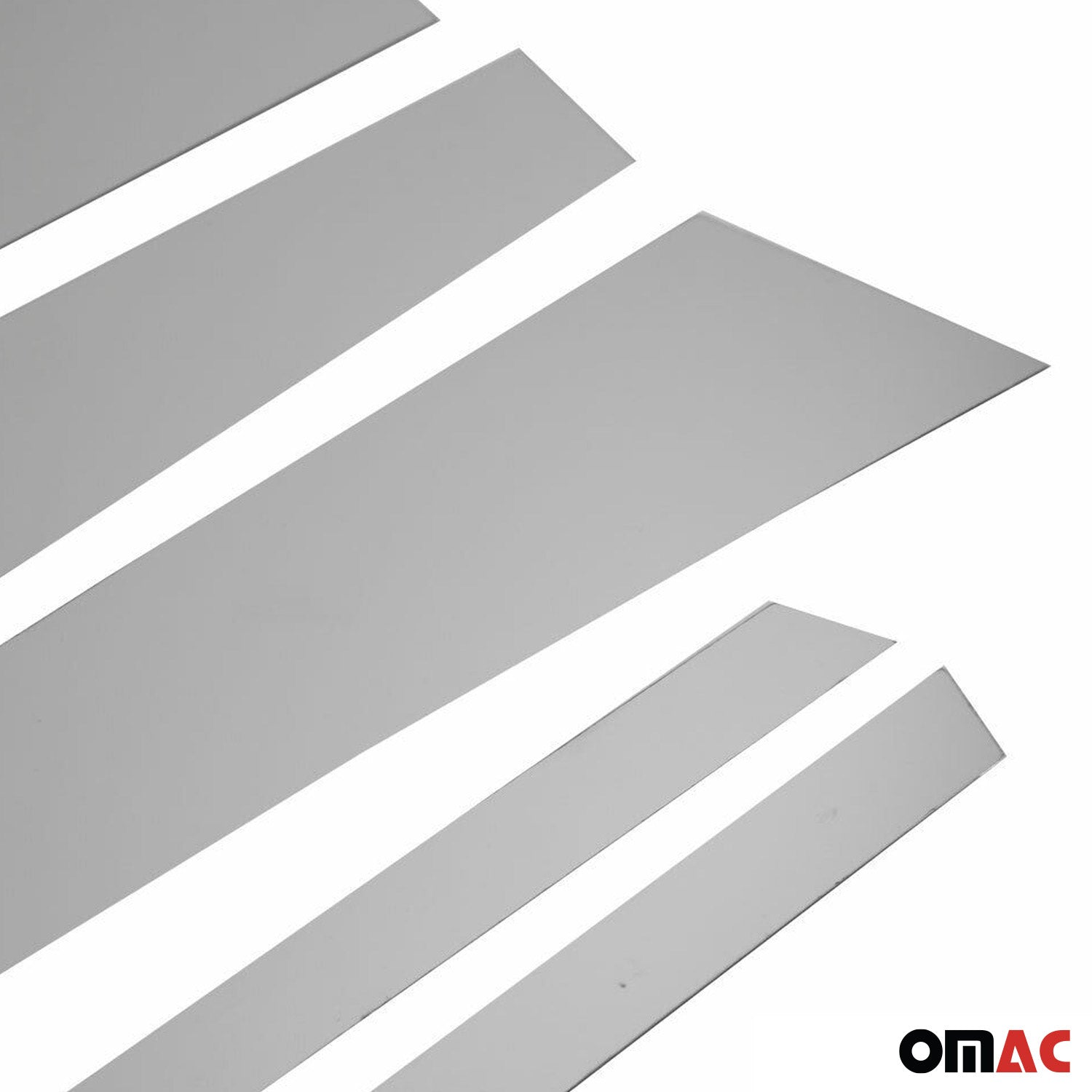 2007-2013 Mercedes S Class W221 Window B Pillar Posts Door Trim Stainless Steel 6x