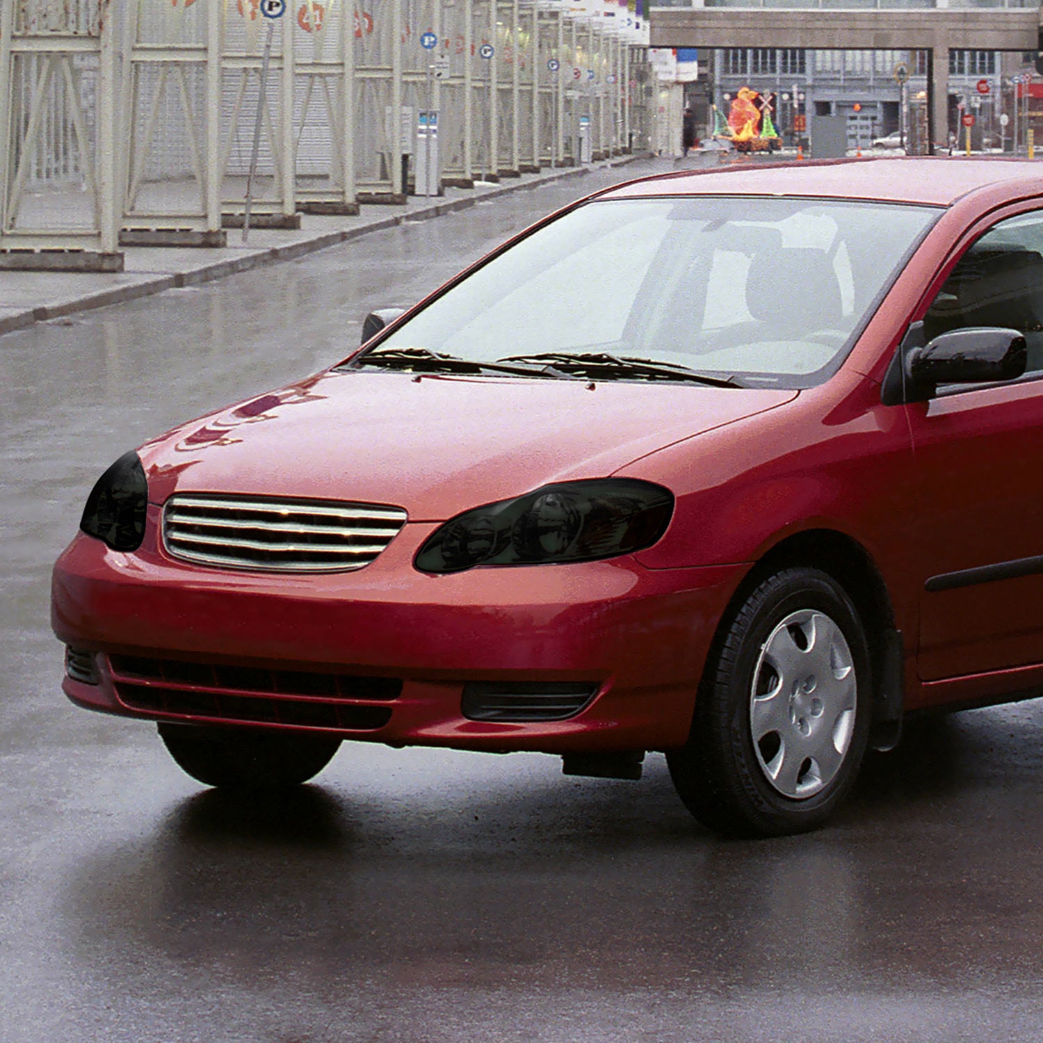 2003-2008 Toyota Corolla Factory Style Headlights Chrome Housing/Smoke Lens