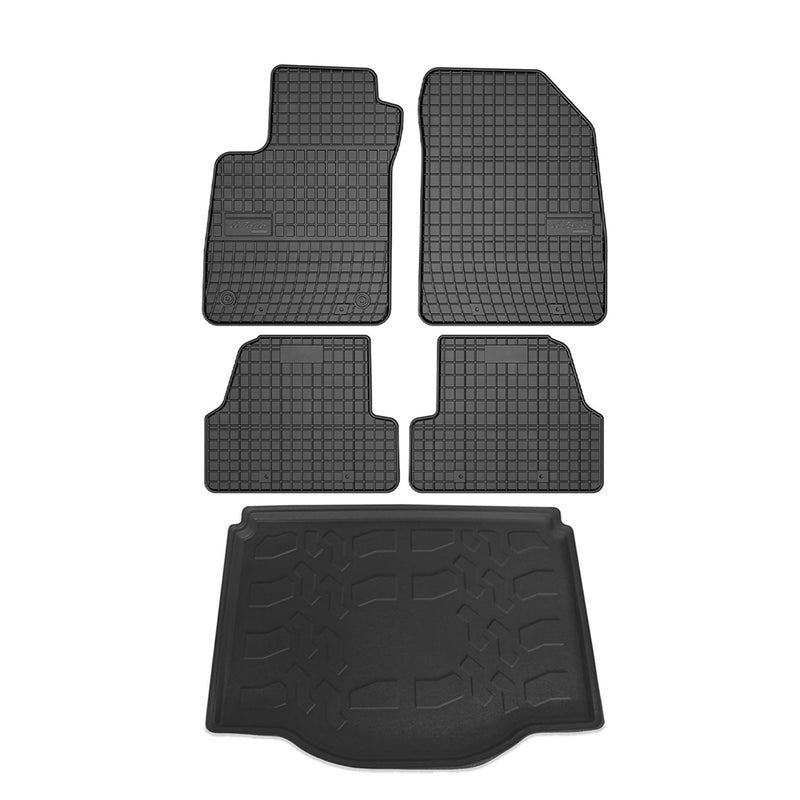 2013-2022 Chevrolet Trax Floor Mats & Cargo Liner Full Set All Weather Black