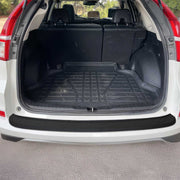 2012-2016 Honda CR-V Rear Bumper Sill Cover Protector Guard ABS Black 1Pc