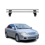 2003-2013 Toyota Corolla Sedan Roof Rack Cross Bars Silver