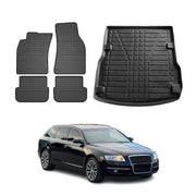 2006-2008 Audi A6 Avant Allroad Floor Mats Cargo Liner Set
