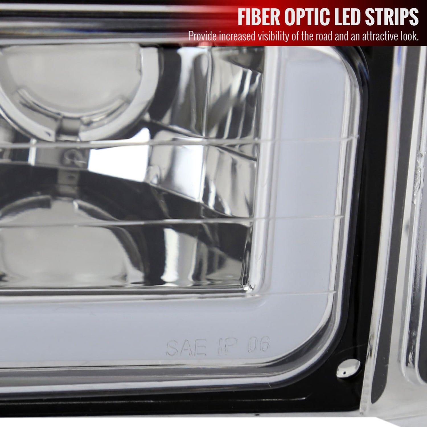 1994-1998 Chevy Silverado/Tahoe/Suburban/C10 Headlights LED Lights Chrome