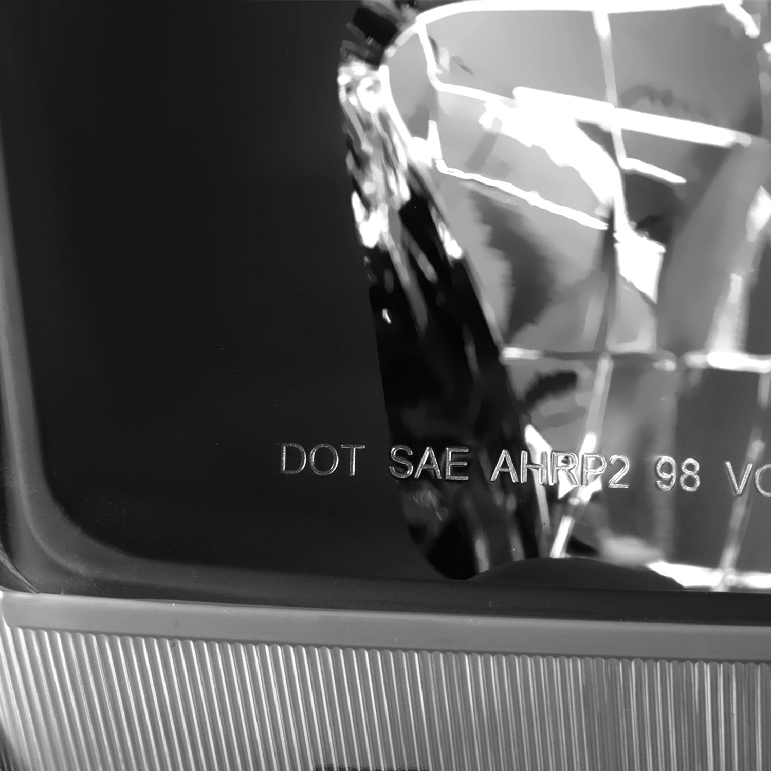 2001-2003 Toyota RAV4 Factory Style Headlights Matte Black/Clear Lens