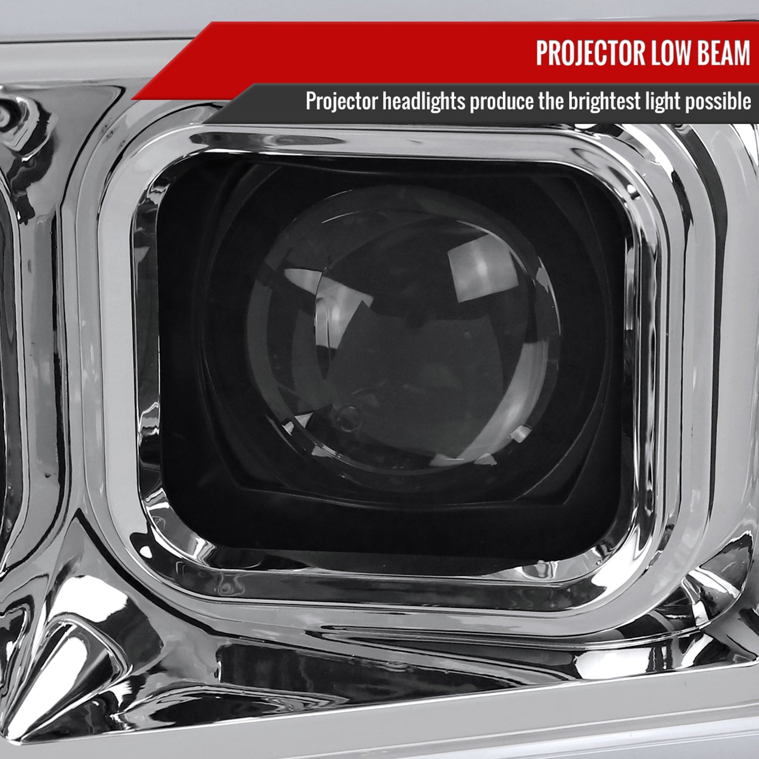 2017-2019 Ford F-250 F-350 F-450 F-550 LED C-Bar Headlights Signal Chrome