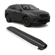 2023-2025 Dodge Hornet Running Boards Side Steps Silver & Black
