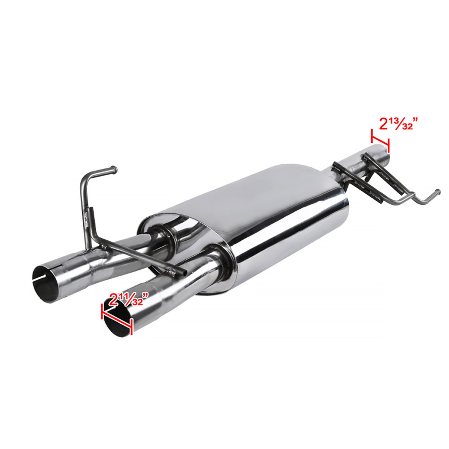 2015-2019 Ford F-150 2.7L/3.5L/5.0L Dual Catback Exhaust System