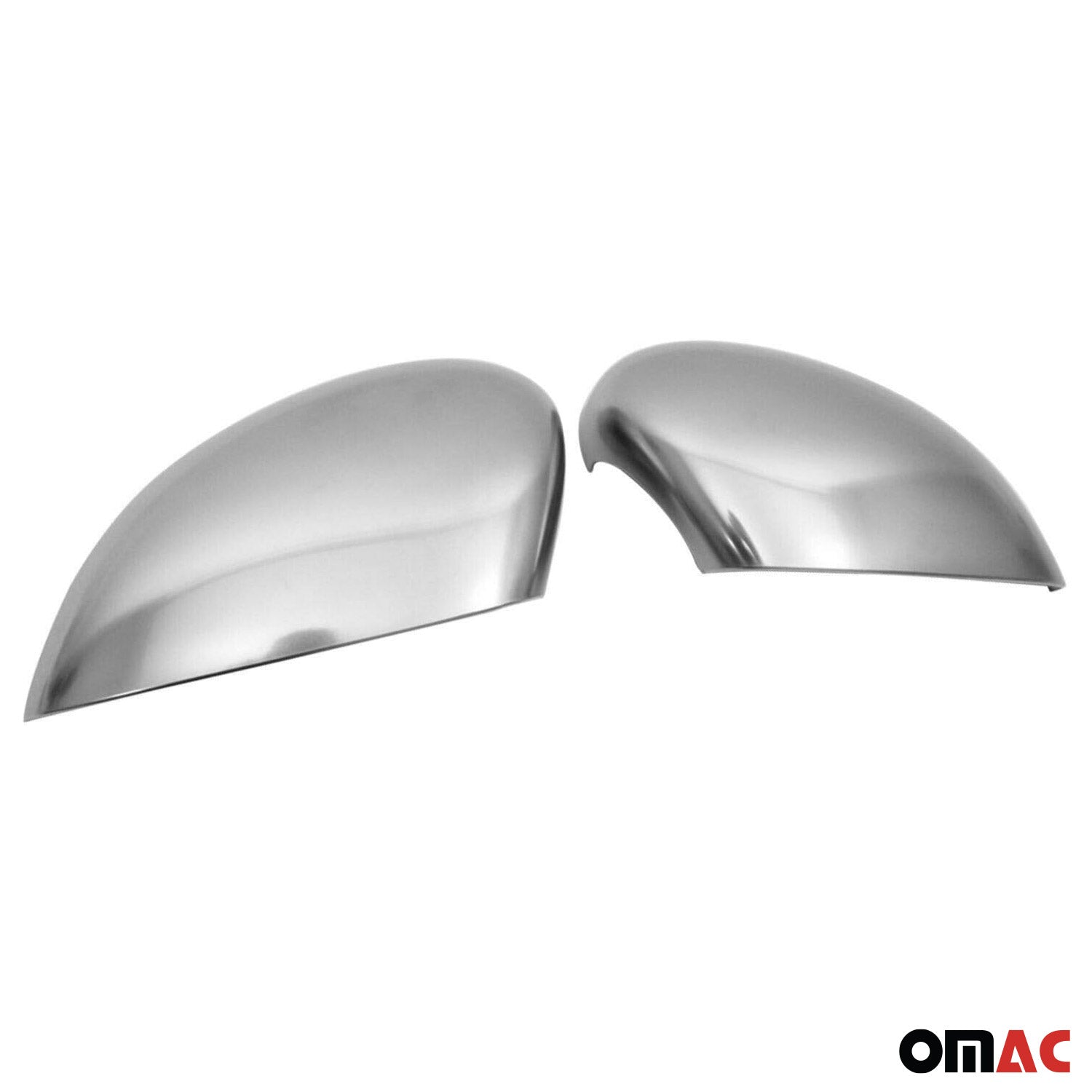 2011-2019 Ford Fiesta / B-Max Side Mirror Cover Caps Matt Stainless Steel 2 Pcs