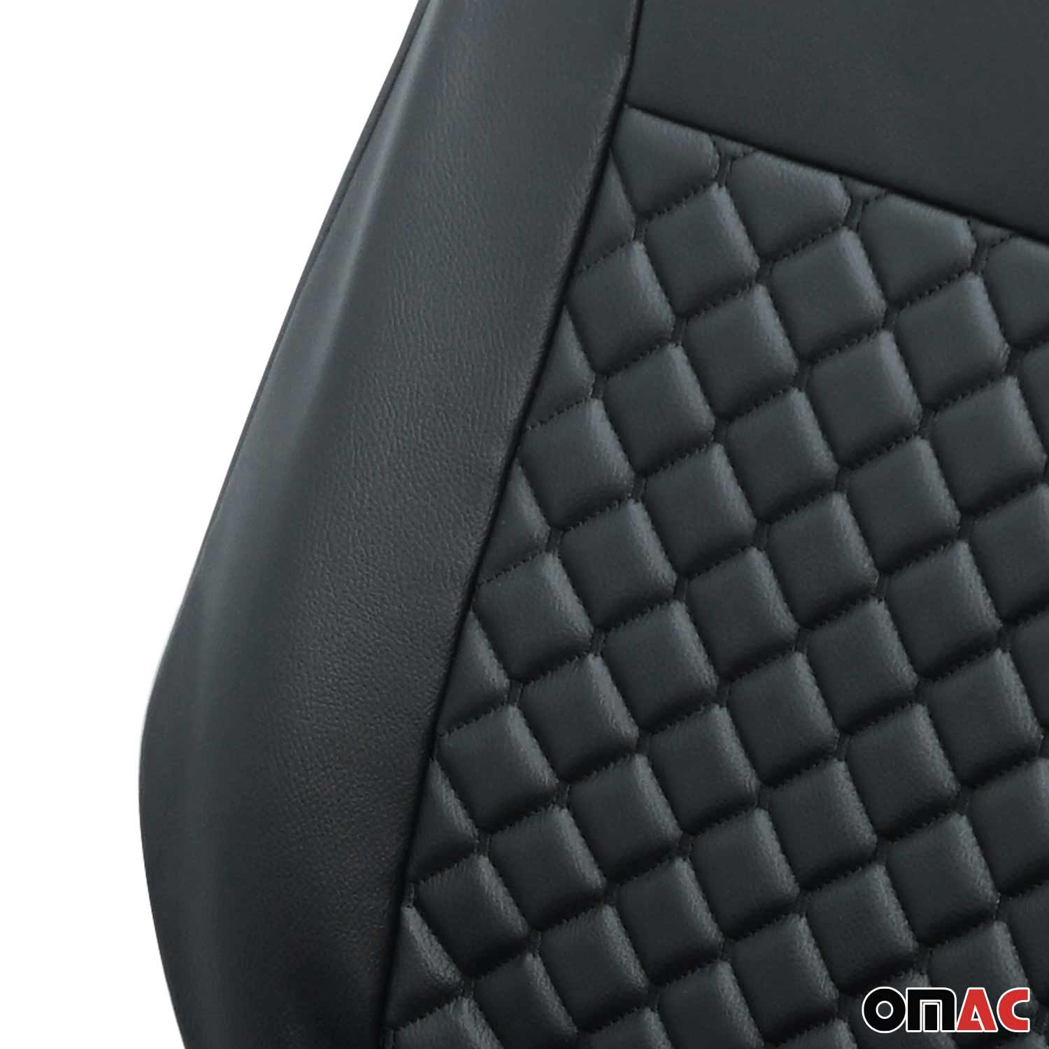 2014-2025 RAM ProMaster Leather Custom fit Car Seat Cover Black