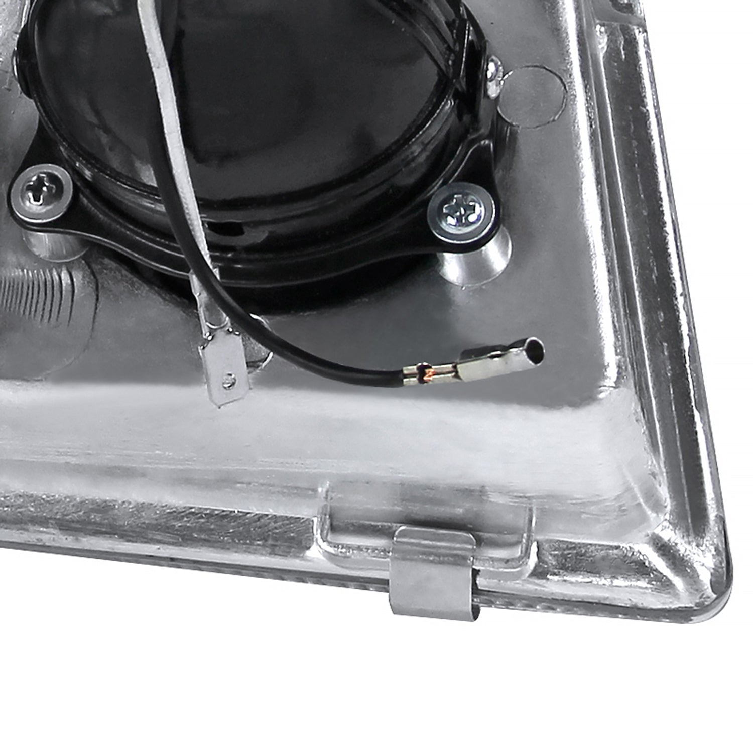 1993-1997 Ford Ranger Headlights Integrated H3 Projector Fog Light Black