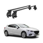 2014-2018 Mazda 3 Hatchback Roof Rack Cross Bars Black
