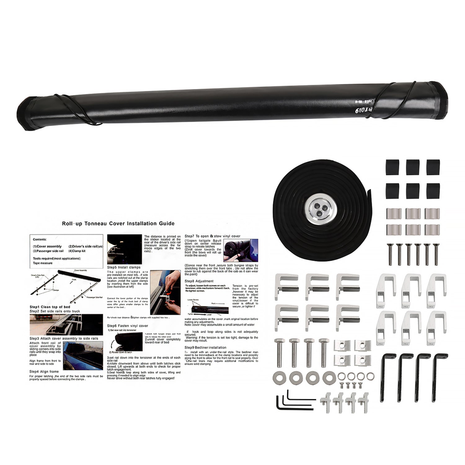 2005-2016 Nissan Frontier Crew Cab 60" Short Bed Roll Up Vinyl Tonneau Cover