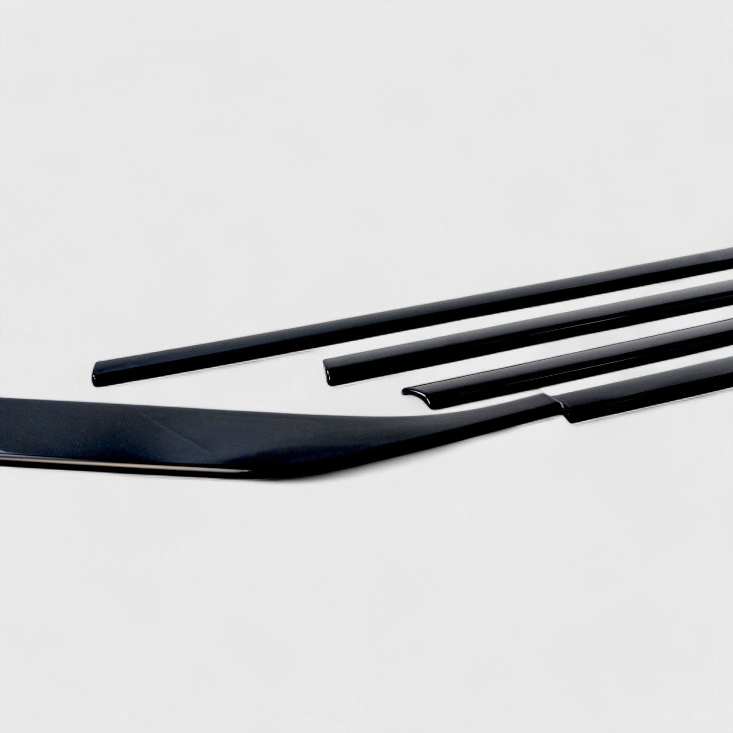 2019-2025 Nissan Altima Window Trim Set Gloss Black 6Pcs ABS Plastic