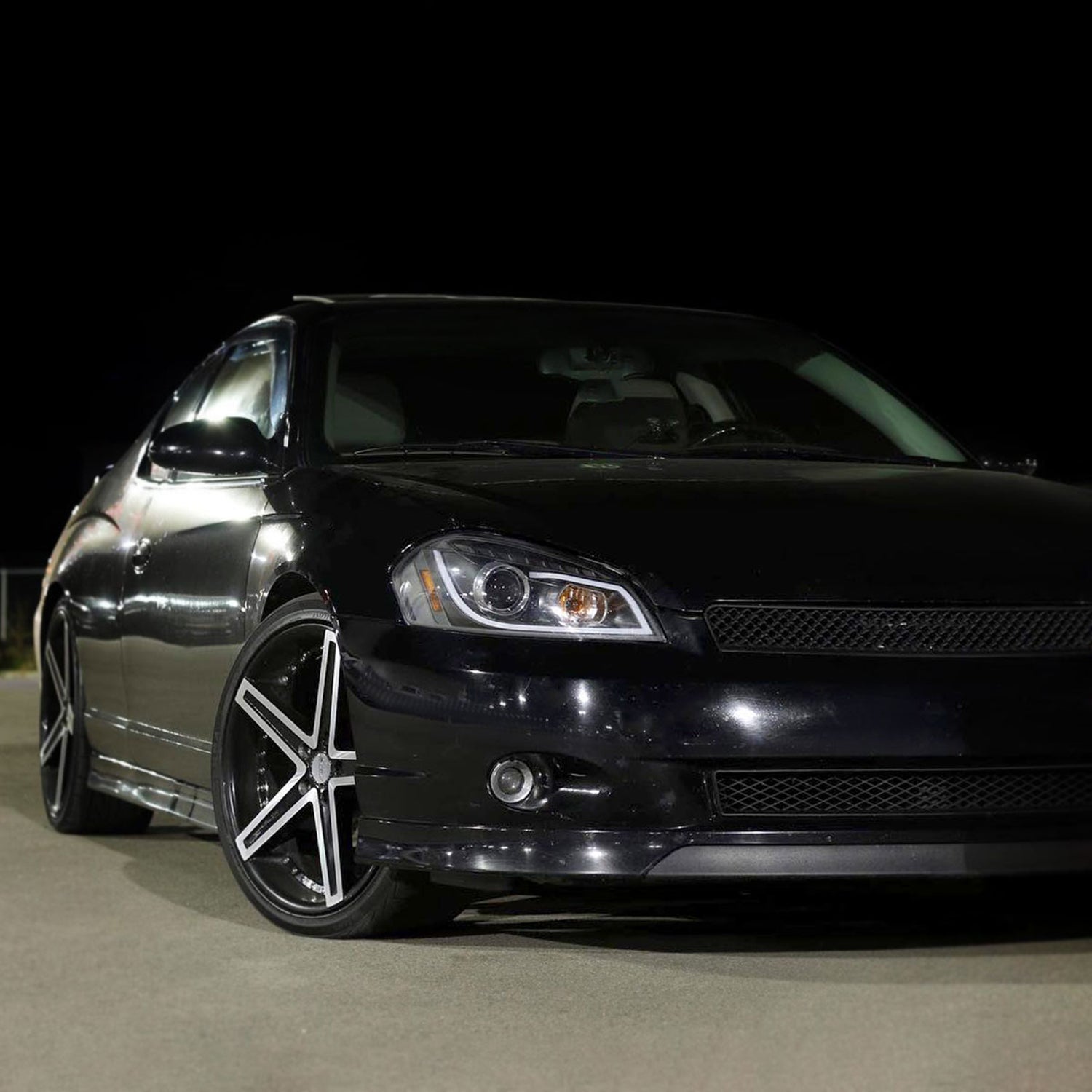 2006-2013 Chevy Impala / Impala Limited /Monte Carlo LED Bar Headlights Black