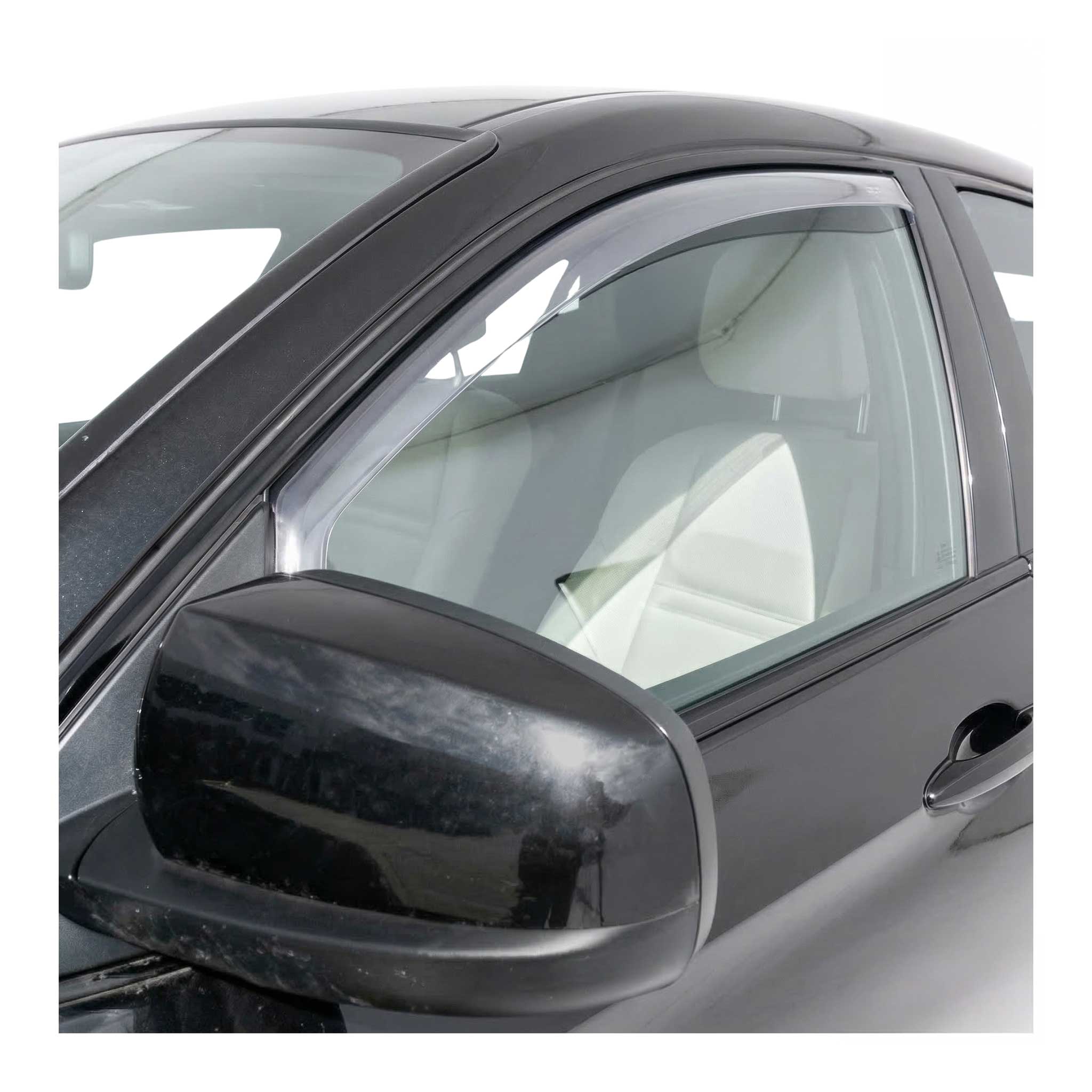 2008-2014 BMW X6 E71 & E72 Window Visor Vent Rain Deflector 2Pcs Smoke