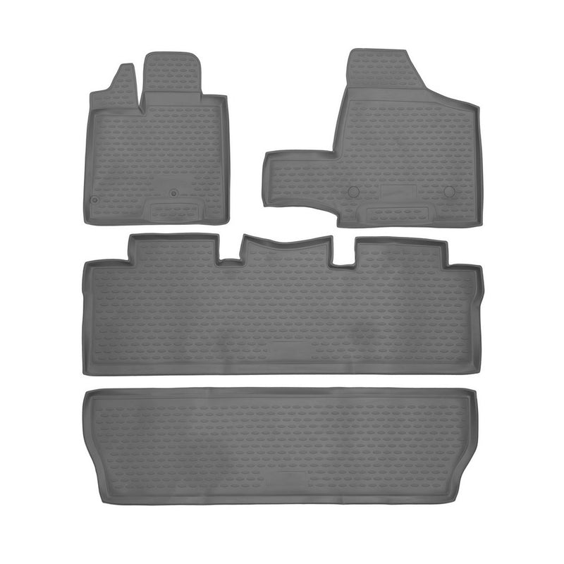 2004-2010 Toyota Sienna Floor Mats Liners Full Set All Weather Gray