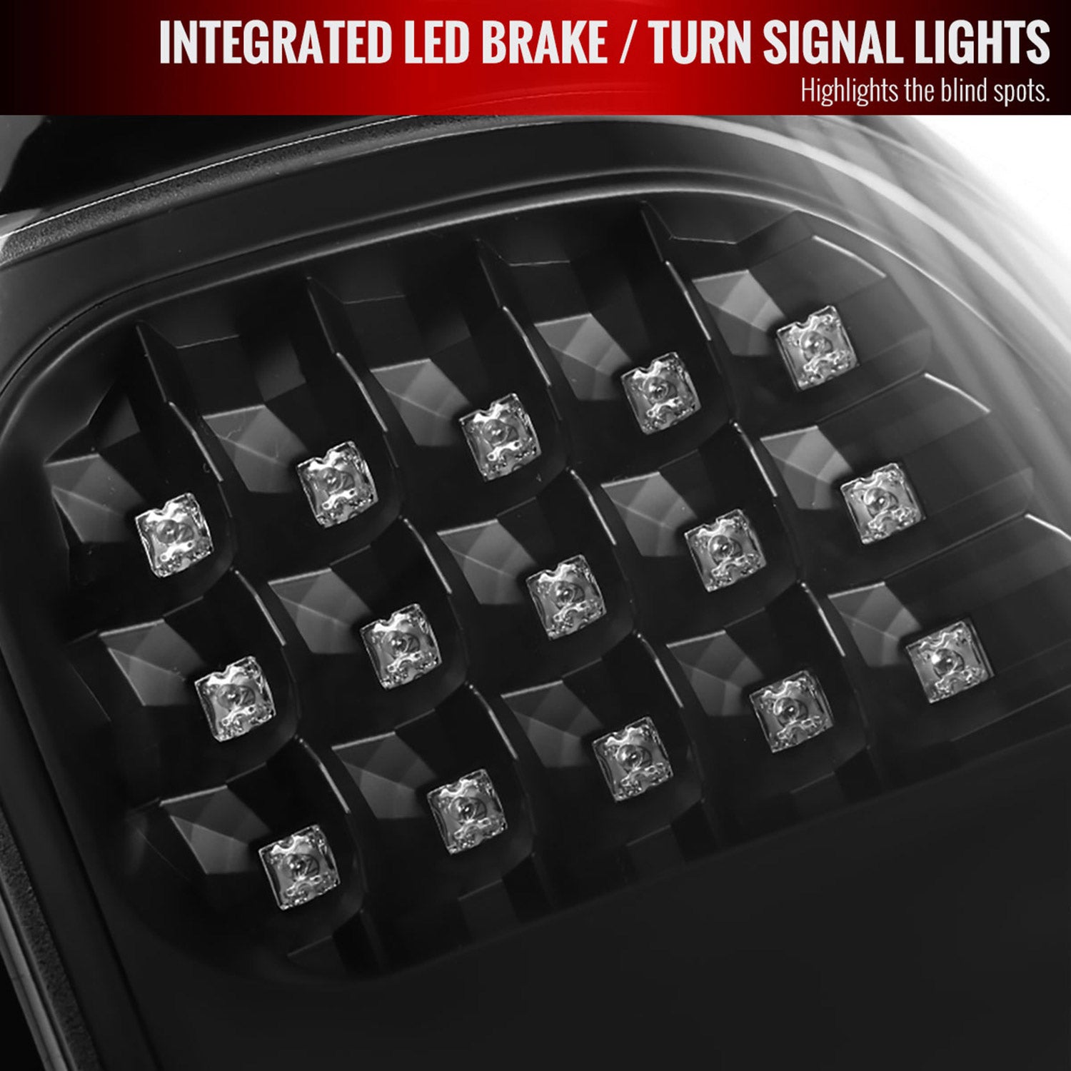 2007-2013 GMC Sierra 1500 2500HD 3500HD LED Tail Lights - V2 Matt Black